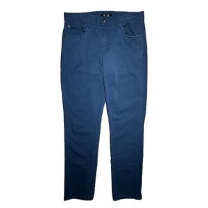Threads Saks Fifth Avenue Men's Blue Chinos Size 30 Relaxed Fit Casual Pants